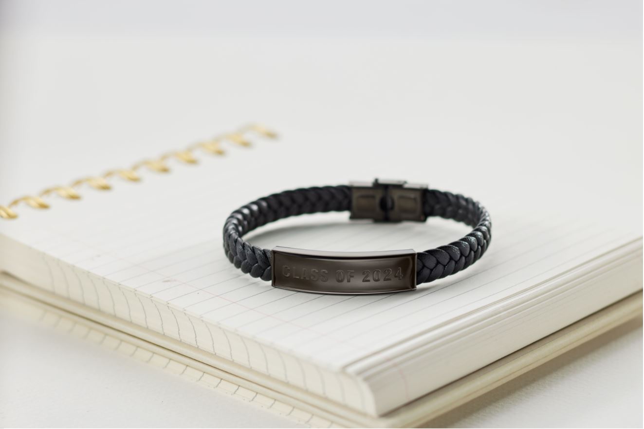 Engraved Leather Bracelet 2024