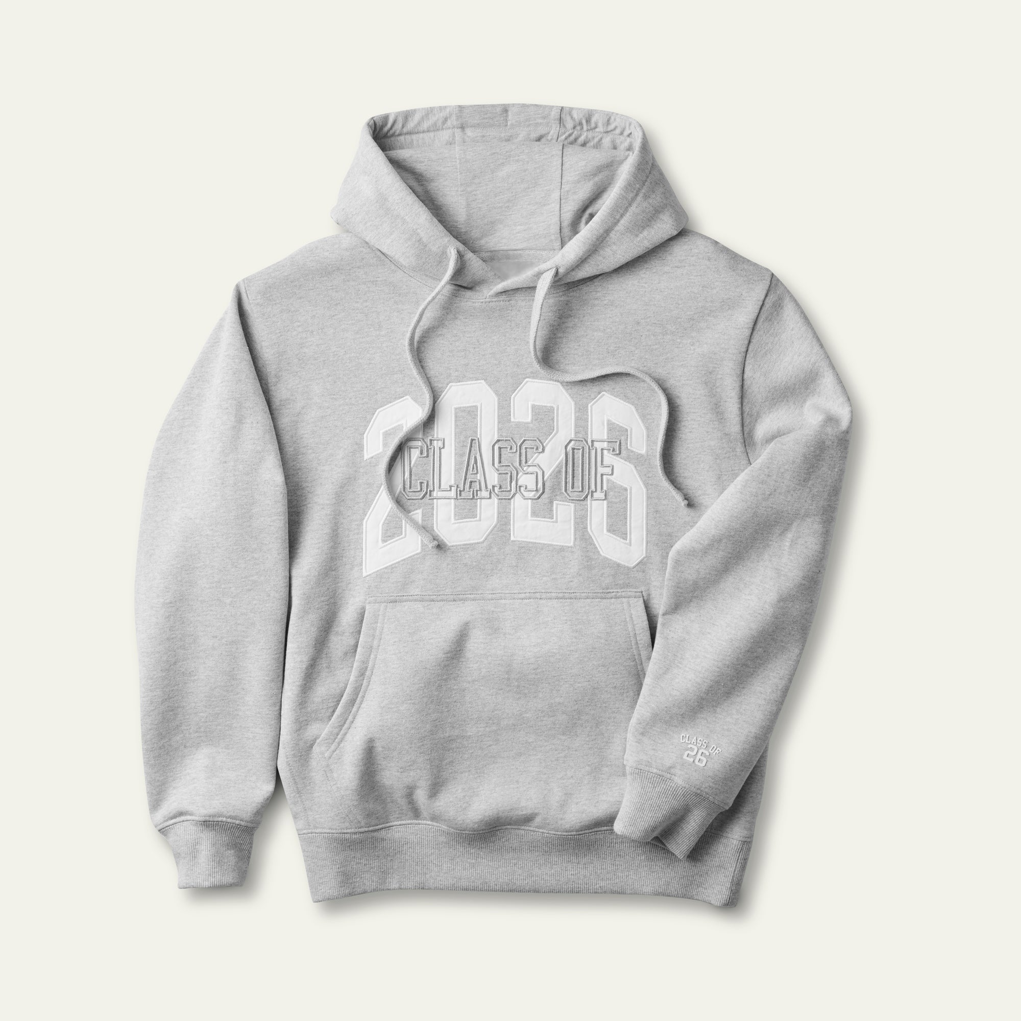 Twill-Detailed Embroidered Hoodie 2026