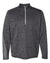 Adidas Men's Brushed Terry Heathered Quarter-Zip Pullover